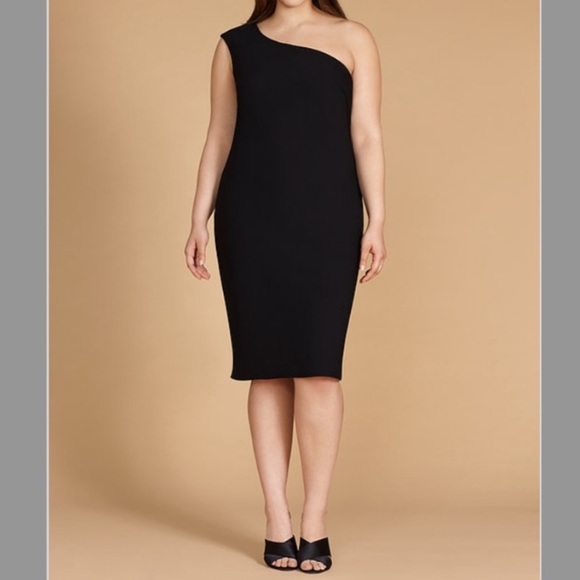 one shoulder dress size 18